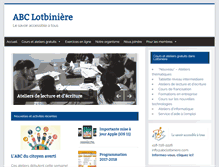 Tablet Screenshot of abclotbiniere.com